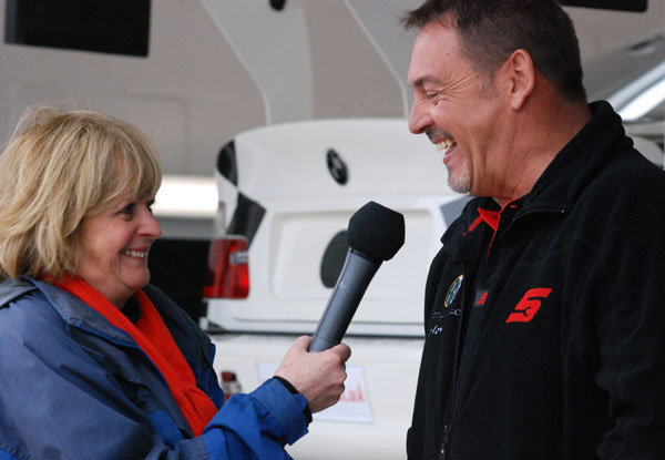 Mark's impromptu interview with Helen McDermot from Radio Norfolk